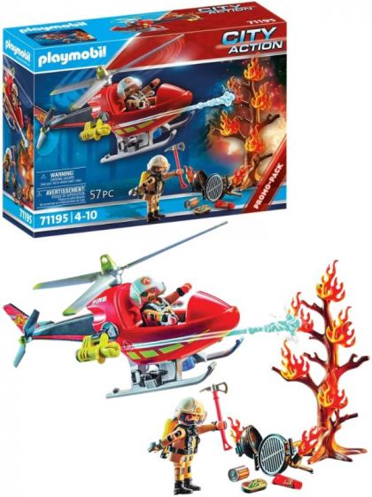 Playmobil City Action Brandhelikopter 71195