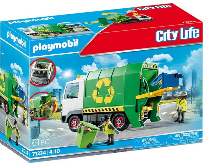 Playmobil City Life skraldebil med 2 containere 71234