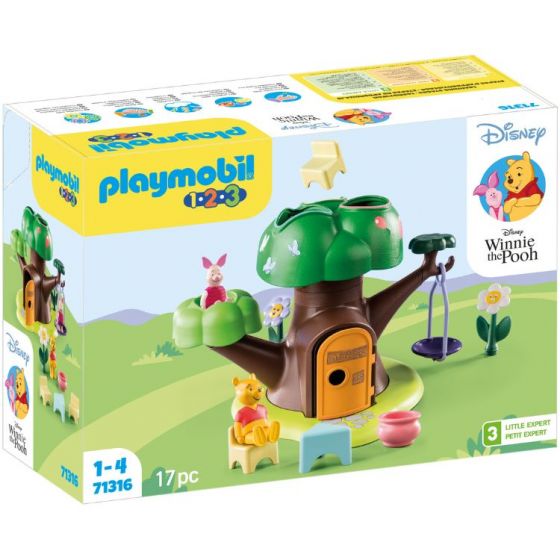 Playmobil 1.2.3 Disney Peter Plys og Grislings træhus 71316
