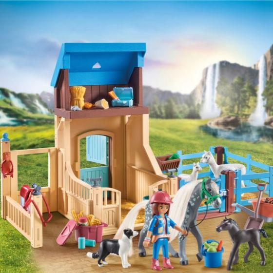 Playmobil Horses of Waterfall Amelia og Whisper med hesteboks 71353