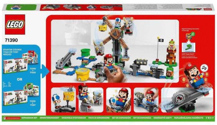 LEGO Super Mario 71390 Ekstrabanesettet Reznors knockout