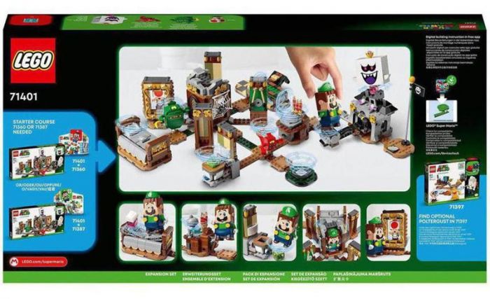 LEGO Super Mario 71401 ekstrabanen Hjemsøkt gjemsel i Luigis Mansion