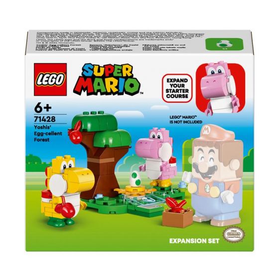 LEGO Super Mario 71428 Ekstrabanesettet Yoshis egg-stravagante skog
