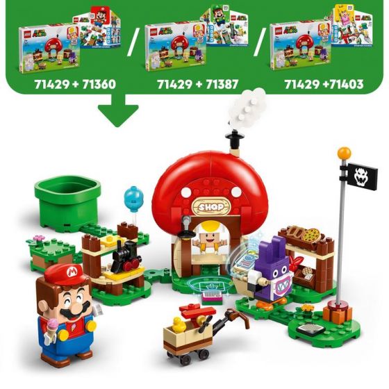 LEGO Super Mario 71429 Nabbit vid Toads butik – Expansionsset