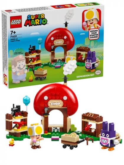 LEGO Super Mario 71429 Ekstrabanesettet Nabbit besøker Toads butikk