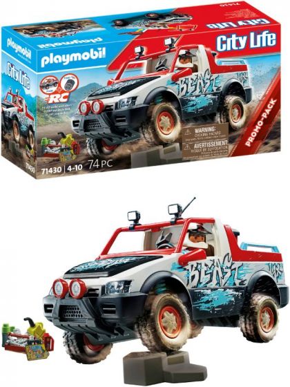 Playmobil City Life Rally-bil 71430 - kompatibel med 71397 fjernbetjeningsmodulsæt