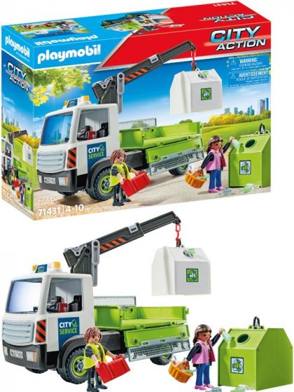 Playmobil City Action Søppelbil med container 71431