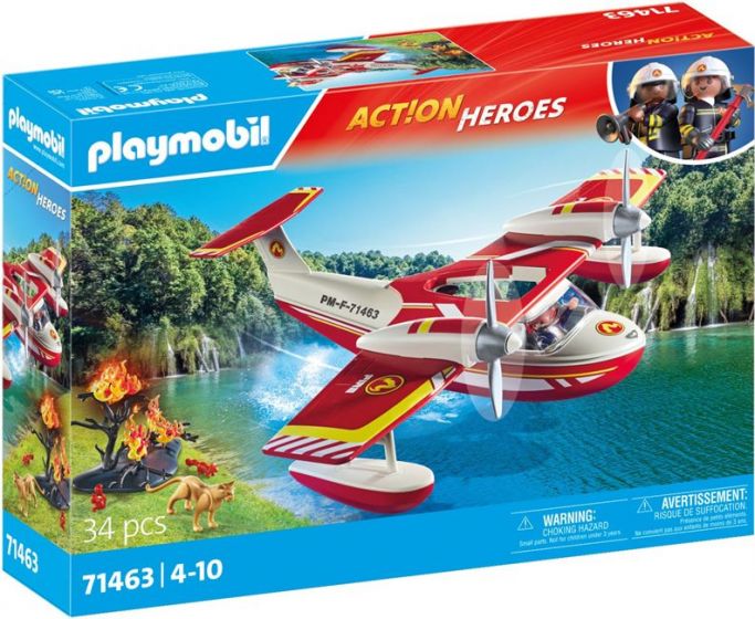 Playmobil Brandsläckningsflygplan med vattentank 71463