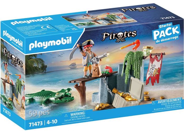 Playmobil Pirates Pirat-skattejakt med alligator 71473