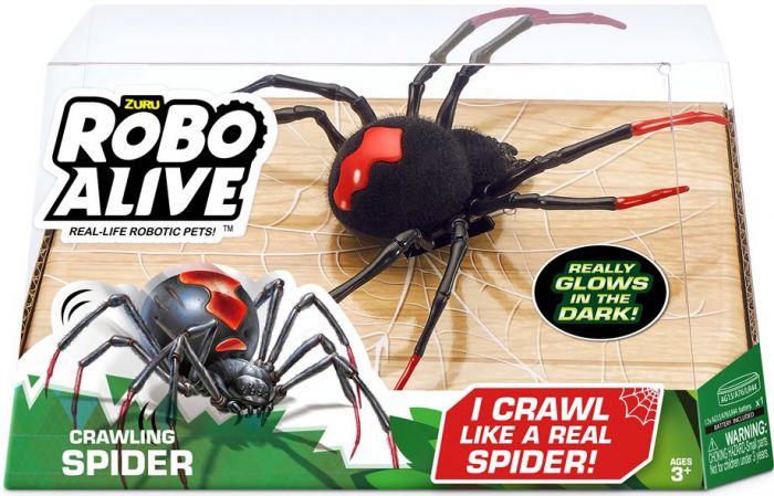 Zuru Robo Alive interaktiv edderkopp som lyser i mørket
