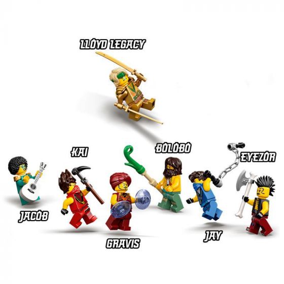 LEGO Ninjago 71735 Legacy elementturneringen