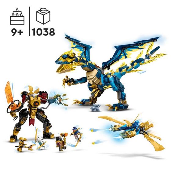 LEGO Ninjago 71796 Elementdrage mot Keiserinneroboten