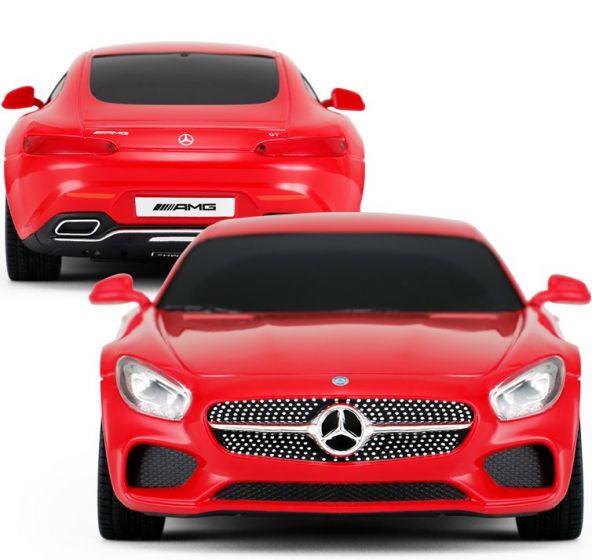 Rastar RC Mercedes AMG GT 1:24 radiostyrt racerbil - rød
