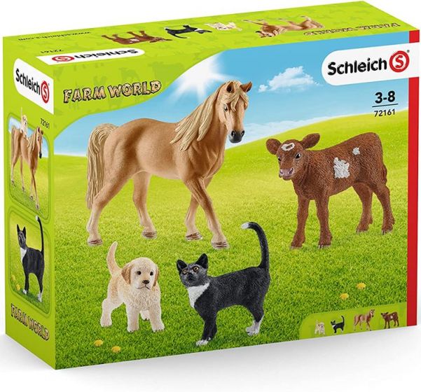 Schleich Farm World figursett - 4 bondegårdsdyr