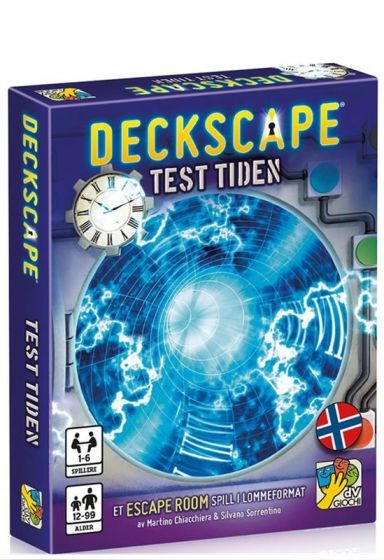 Deckscape Test Tiden kortspill - et Escape Room spill i lommeformat