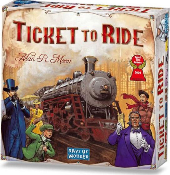 Ticket to Ride USA - brädspel med järnvägsrutter genom Amerika