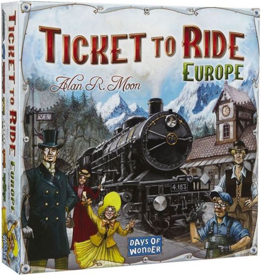 Ticket to Ride Europe - brädspel med tågbanor genom Europa