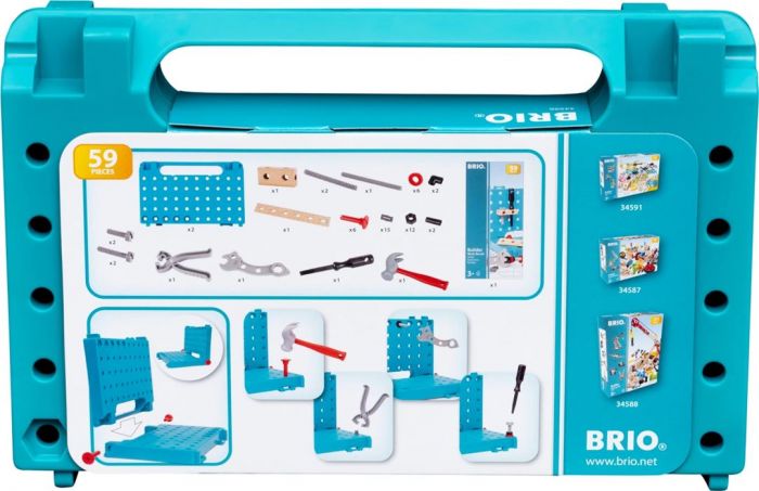 BRIO Builder Arbeidsbenk med verktøy og tilbehør inkludert 34596