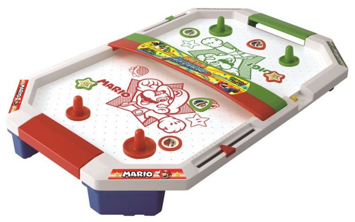 Nintendo Super Mario Air Hockey - bordsspel för 1-4 spelare - med måltavlor