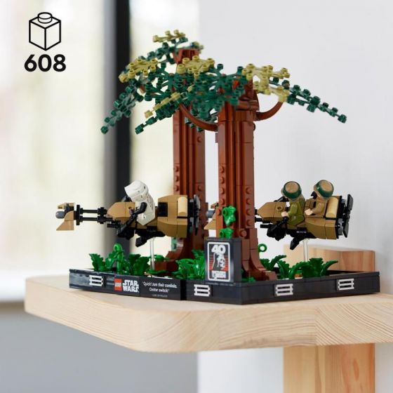 LEGO Star Wars 75353 Diorama med speederjakt på Endor