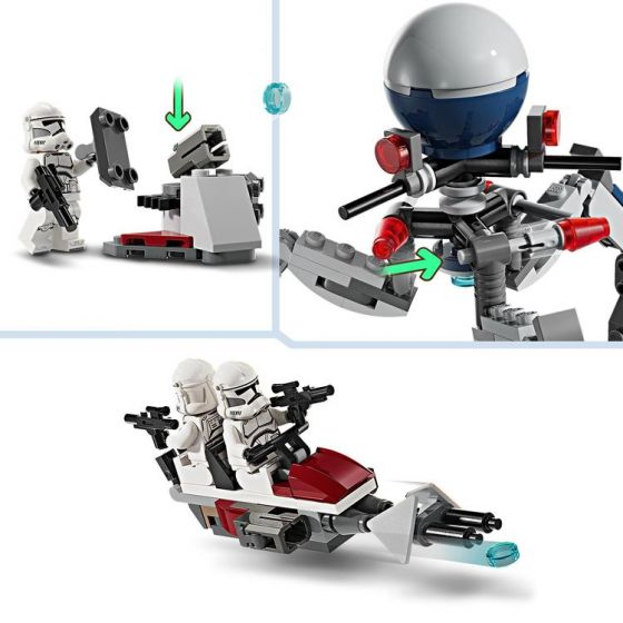 LEGO Star Wars TM 75372 Stridspakke med klonesoldat og kampdroide