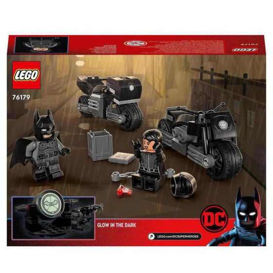 LEGO Super Heroes 76179 DC Batman og Selina Kyle på motorsykkeljakt