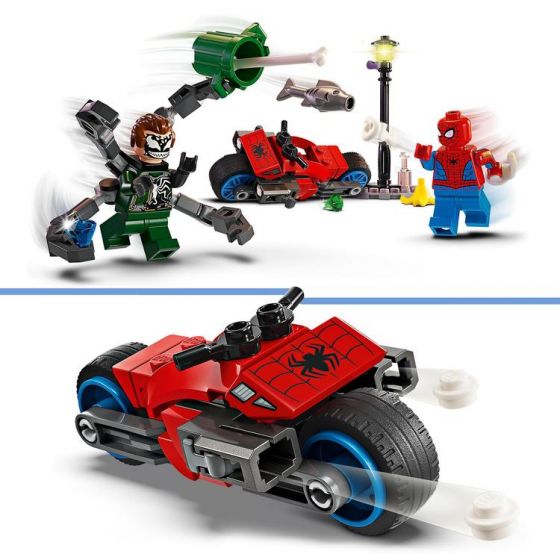 LEGO Super Heroes Marvel 76275 Motorsykkeljakt: Spider-Man mot Doc Ock