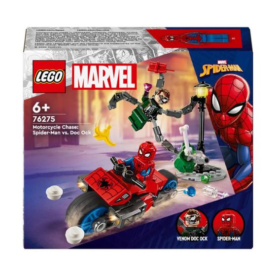 LEGO Super Heroes Marvel 76275 Motorcykeljakt: Spider-Man mot Doc Ock