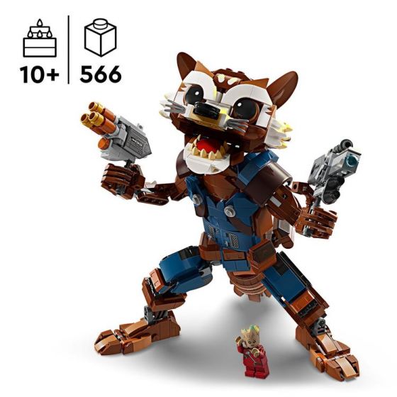 LEGO Super Heroes Marvel 76282 Rocket och Groot som liten