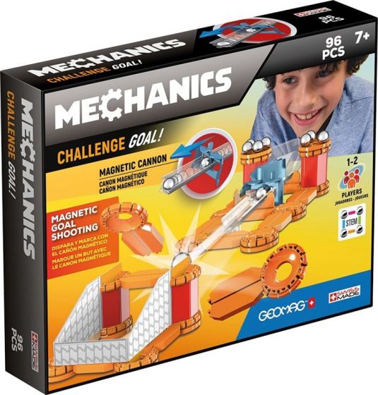 Geomag Mechanics Challenge Goal - magnetisk byggesett og spill - 96 deler