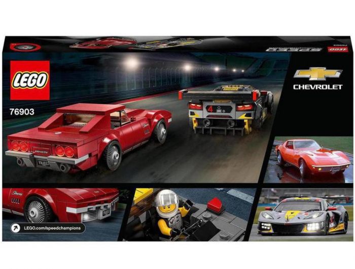 LEGO Speed Champions 76903 Chevrolet Corvette C8.R og 1968 Chevrolet Corvette