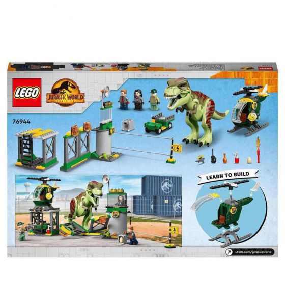 LEGO Jurassic World 76944 T. rex på rømmen