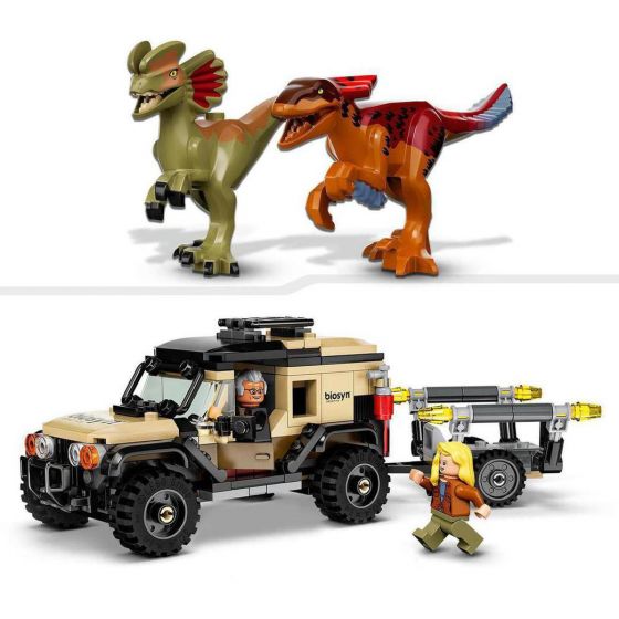 LEGO Jurassic World 76951 Pyroraptor- og Dilophosaurus-transport 