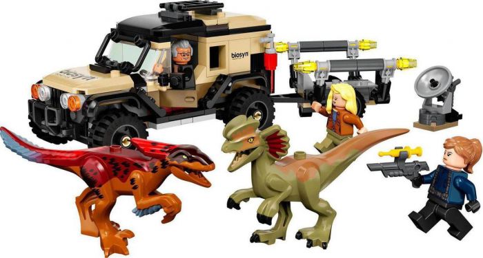 LEGO Jurassic World 76951 Pyroraptor och dilophosaurus – transport