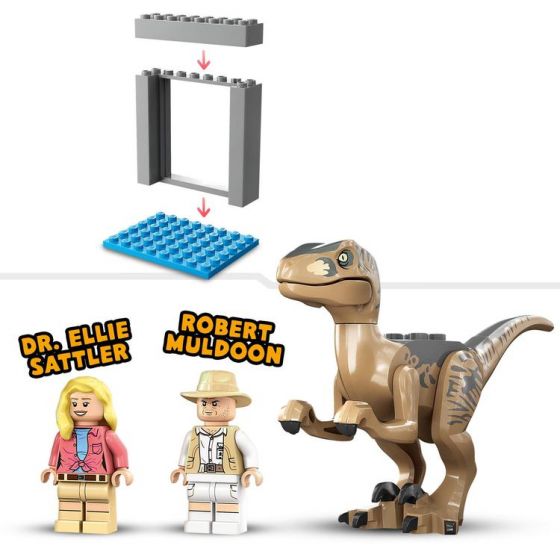LEGO Jurassic World 76957 Velociraptorflykt