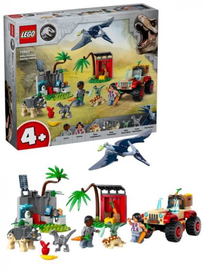 LEGO Jurassic World 76963 Dyrereservat med dinosaurunger