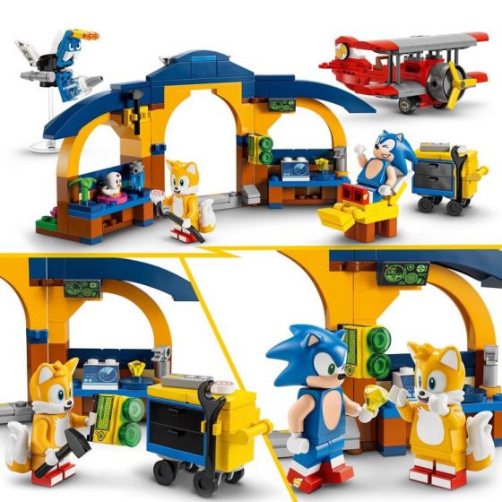 LEGO Sonic the Hedgehog 76991 Tails' værksted og Tornado-fly