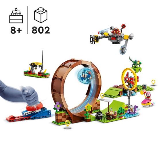 LEGO Sonic the Hedgehog 76994 Sonic tar Green Hill Zone-looputfordringen