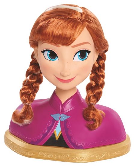 Disney Frozen Deluxe Anna frisør- og sminkehode med tilbehør