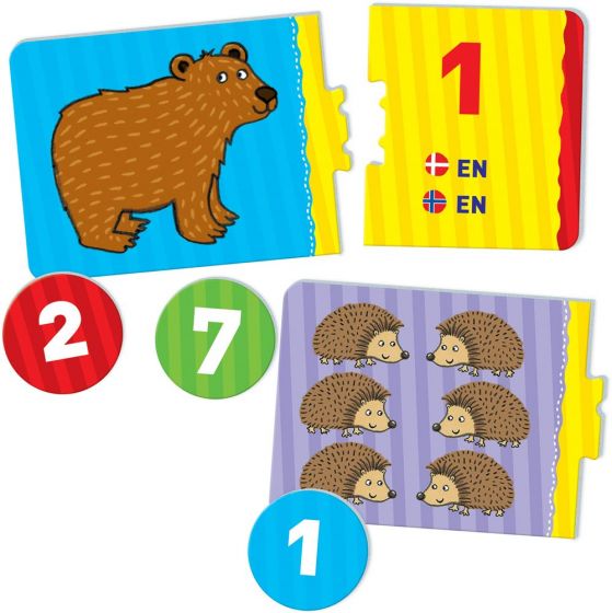 Clementoni Young Learners puslespill med tall - fra 3-5 år