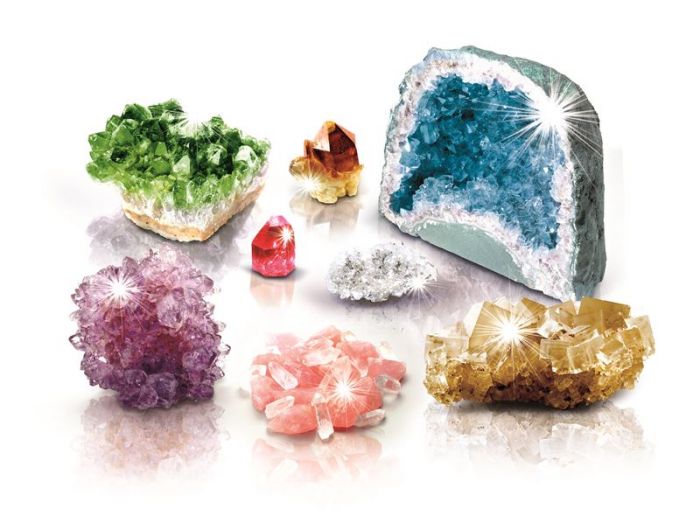 Clementoni Science & Play - krystall laboratoriet - lag glitrende krystaller og geoder i flere farger