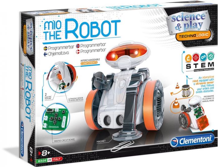 Clementoni Science and Play Mio the Robot - bygg din egen programmerbare robot