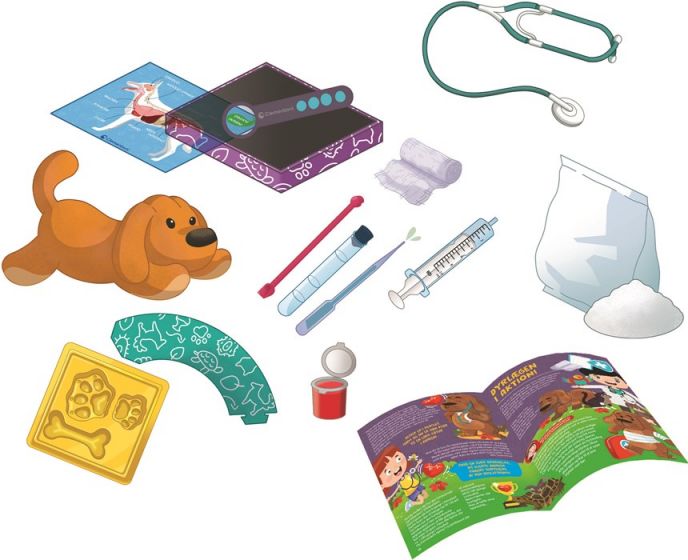 Clementoni Science and Play Lab Junior - Veterinär lekset med gosedjur - från 5 år