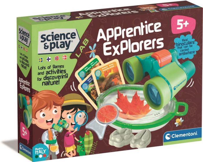 Clementoni Science and Play Lab Apprentice Explorers videnskabssæt - Opdag naturen