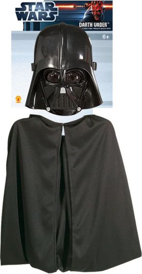 Star Wars Darth Vader maske og kappe 110 cm