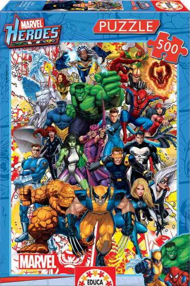 Educa Avengers Pussel 500 bitar - Marvel Heroes