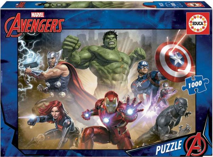 Educa Avengers Puslespill 1000 brikker - Marvel superhelter klare til kamp