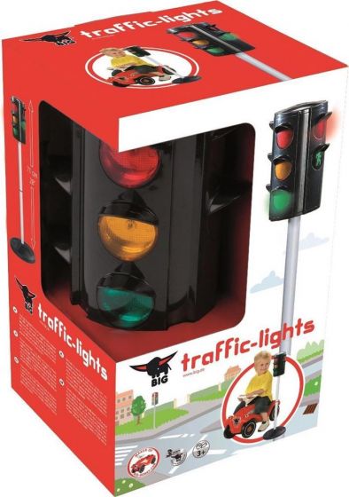 Big trafikklys - skifter automatisk farge etter 30 sek - 72 cm