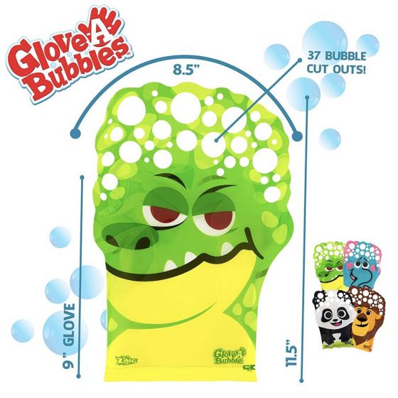 Glove-A-Bubble Mega Pack - 10 handskar och 1 liter med såpbubblor