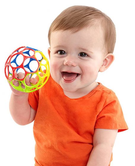 Oball klassisk boll till baby - flerfärgad